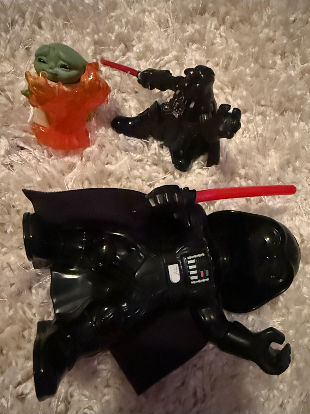 Bop It! Star Wars Darth Vader Edition Game, Baby YODA Figure, Darth Vader Figure
